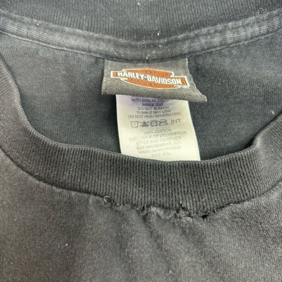 Harley Davidson Shirt Mens XXL Naples Florida Alligator Beach HD Authentic Basic - Picture 5 of 6